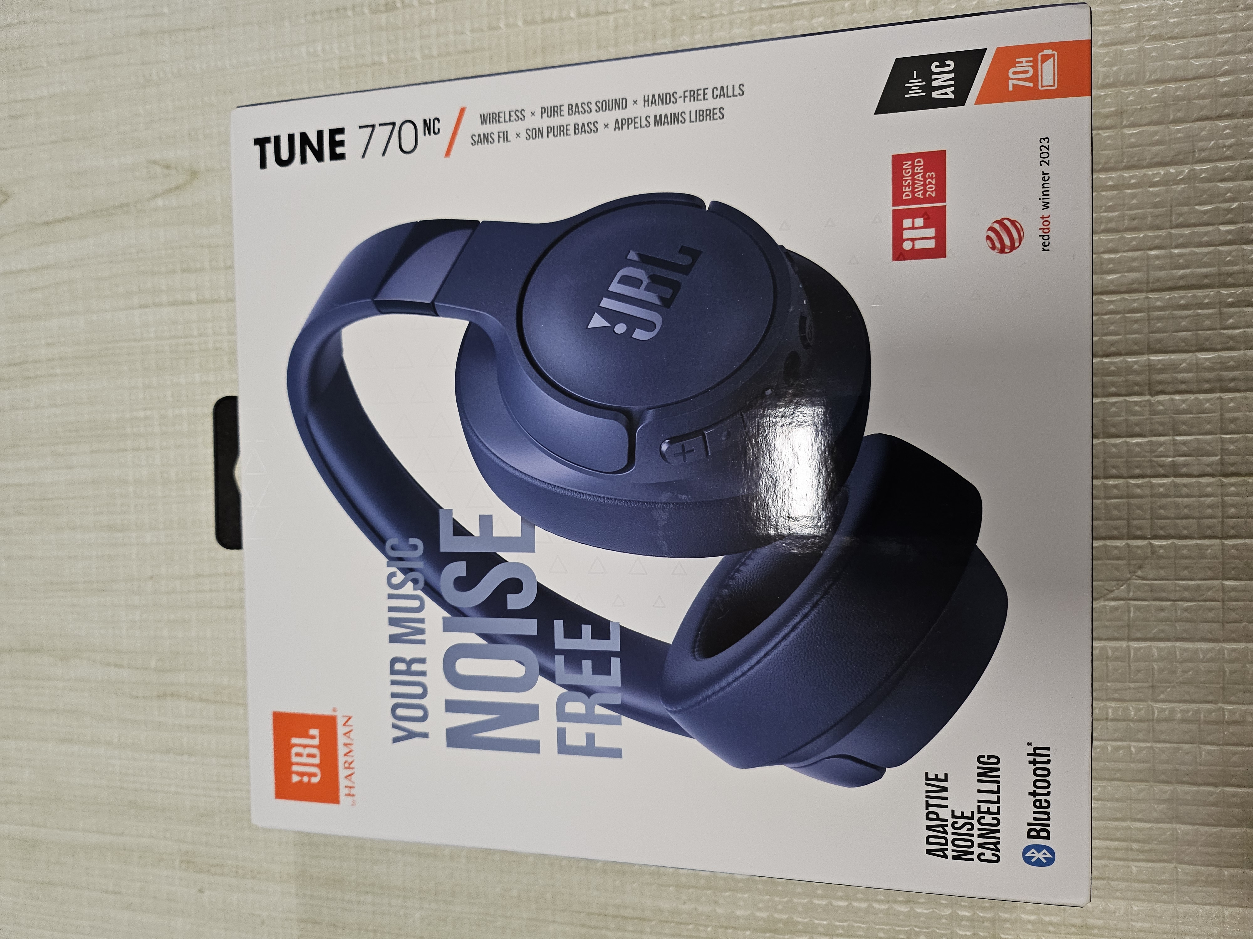 JBL T770NC 해드셋 블루 새상품