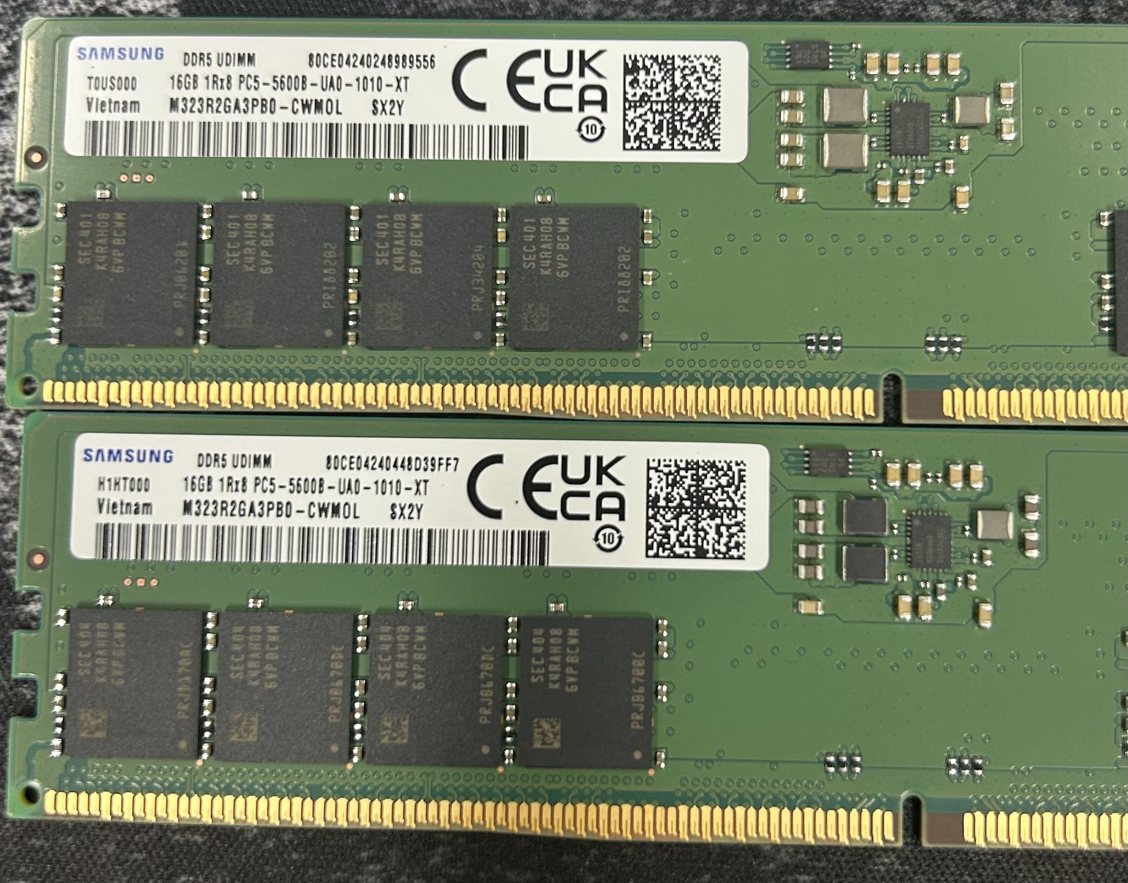 삼성램ddr5 16기가 팝니다